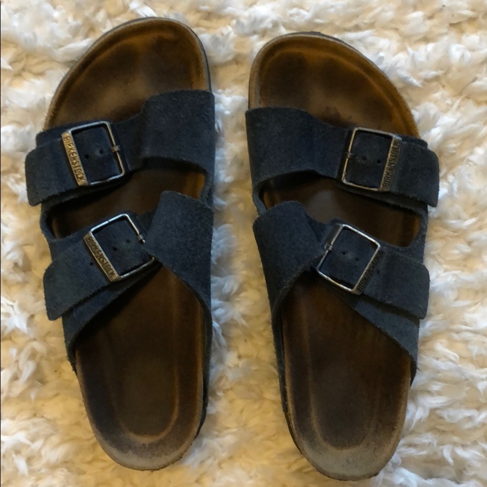Birkenstock Arizona suede sandals